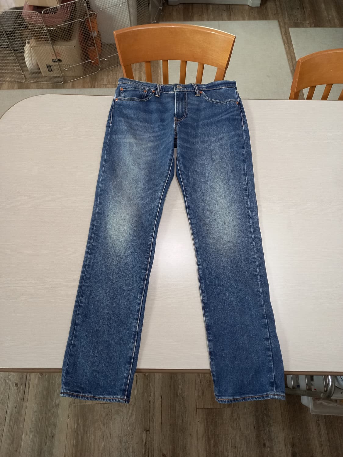 32 리바이스511 약골반 워싱 스판 슬림일자진 32-318 상품이미지1