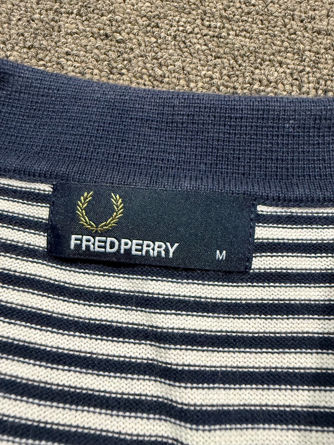 Fred perry 프레드페리 반팔 카라 니트 상품이미지4