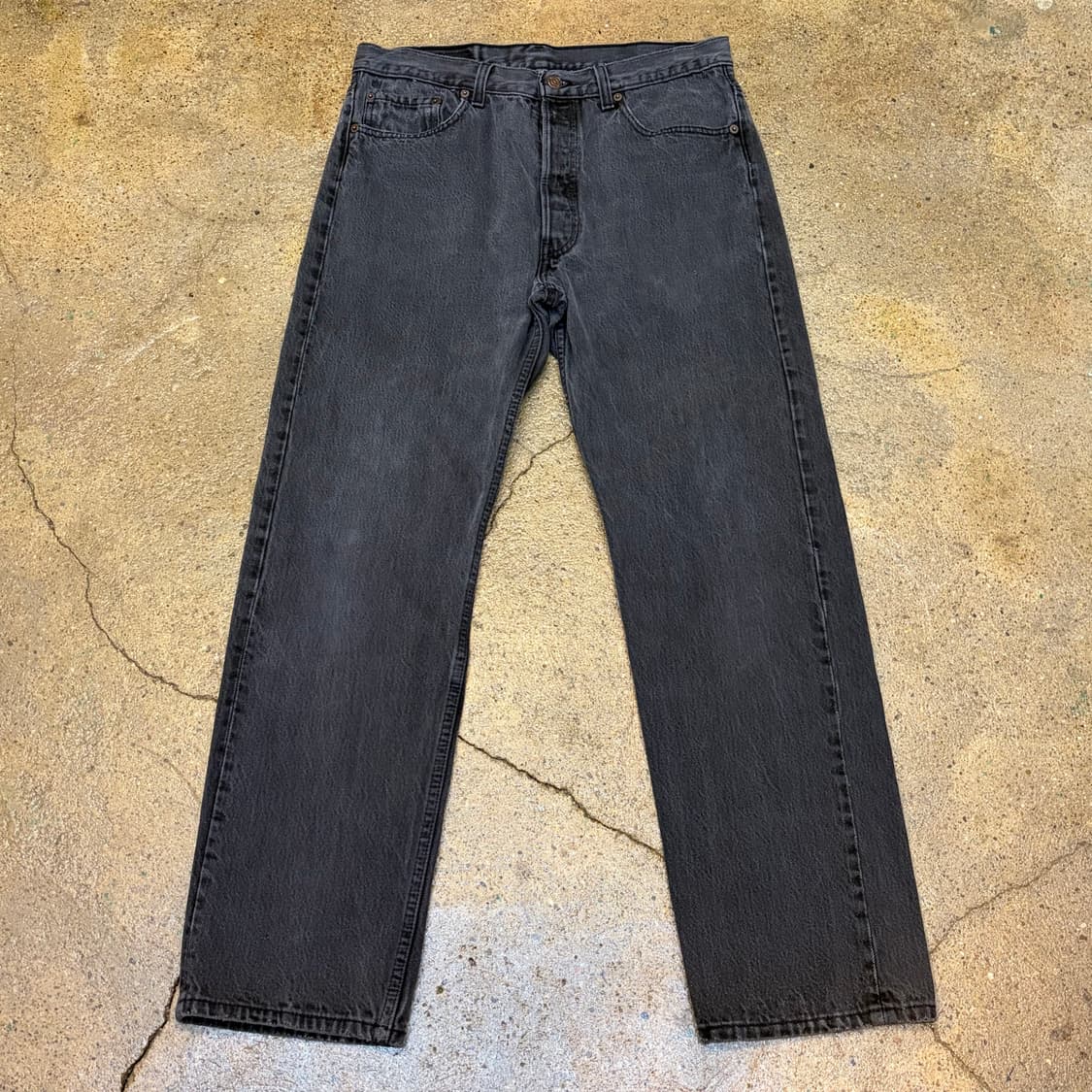 90s Made in USA 빈티지 리바이스 501 블랙진 청바지 상품이미지1