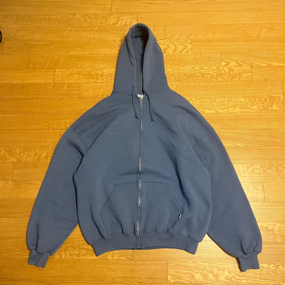 [XL] 00s 빈티지 러셀 후드집업 스카이블루 상품이미지1