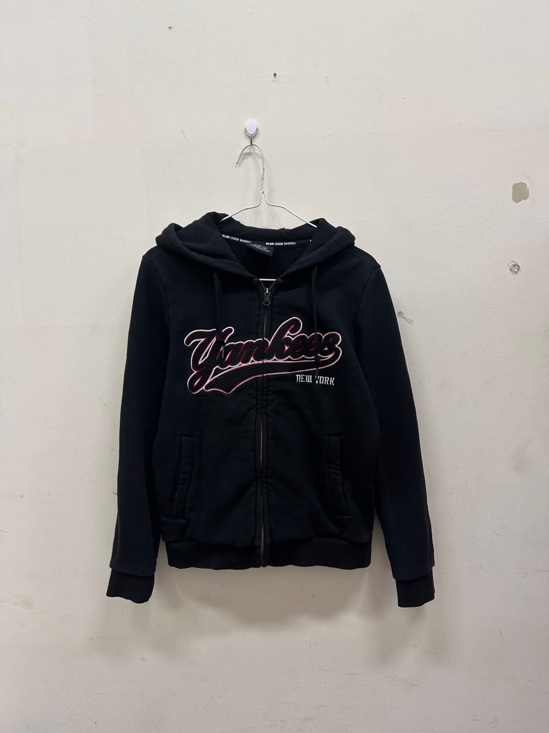 엠엘비 뉴옥 양키스 블랙 후드집업 상품이미지1