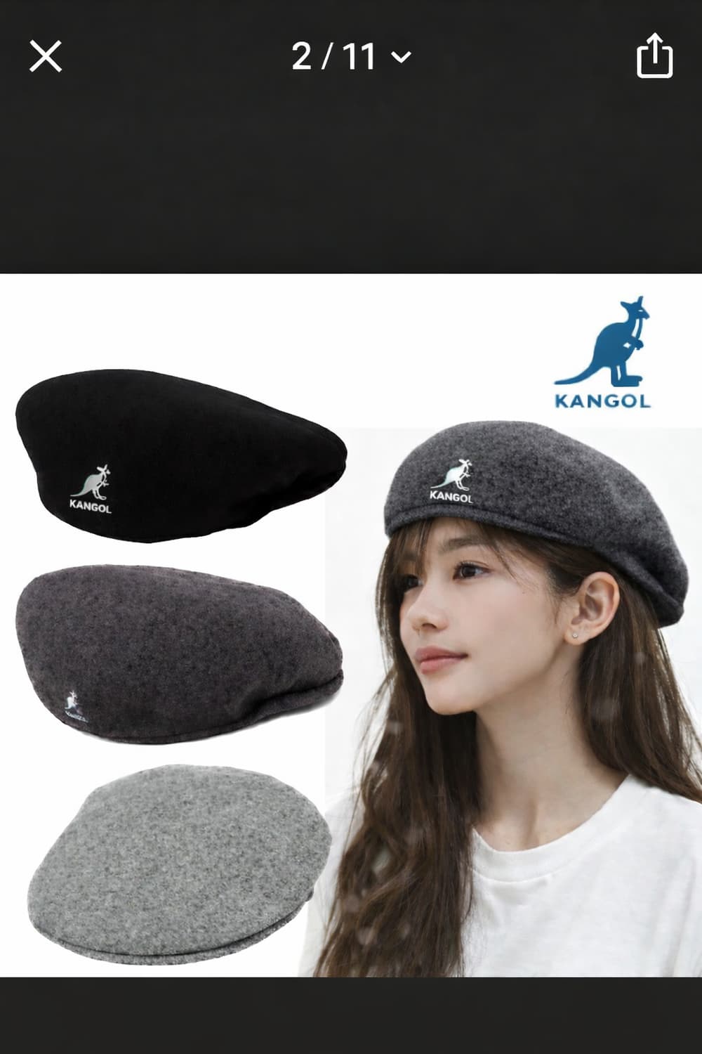 린 울코트  캉골 Wool 504 헌팅캡 겨울 코디세트 상품이미지4