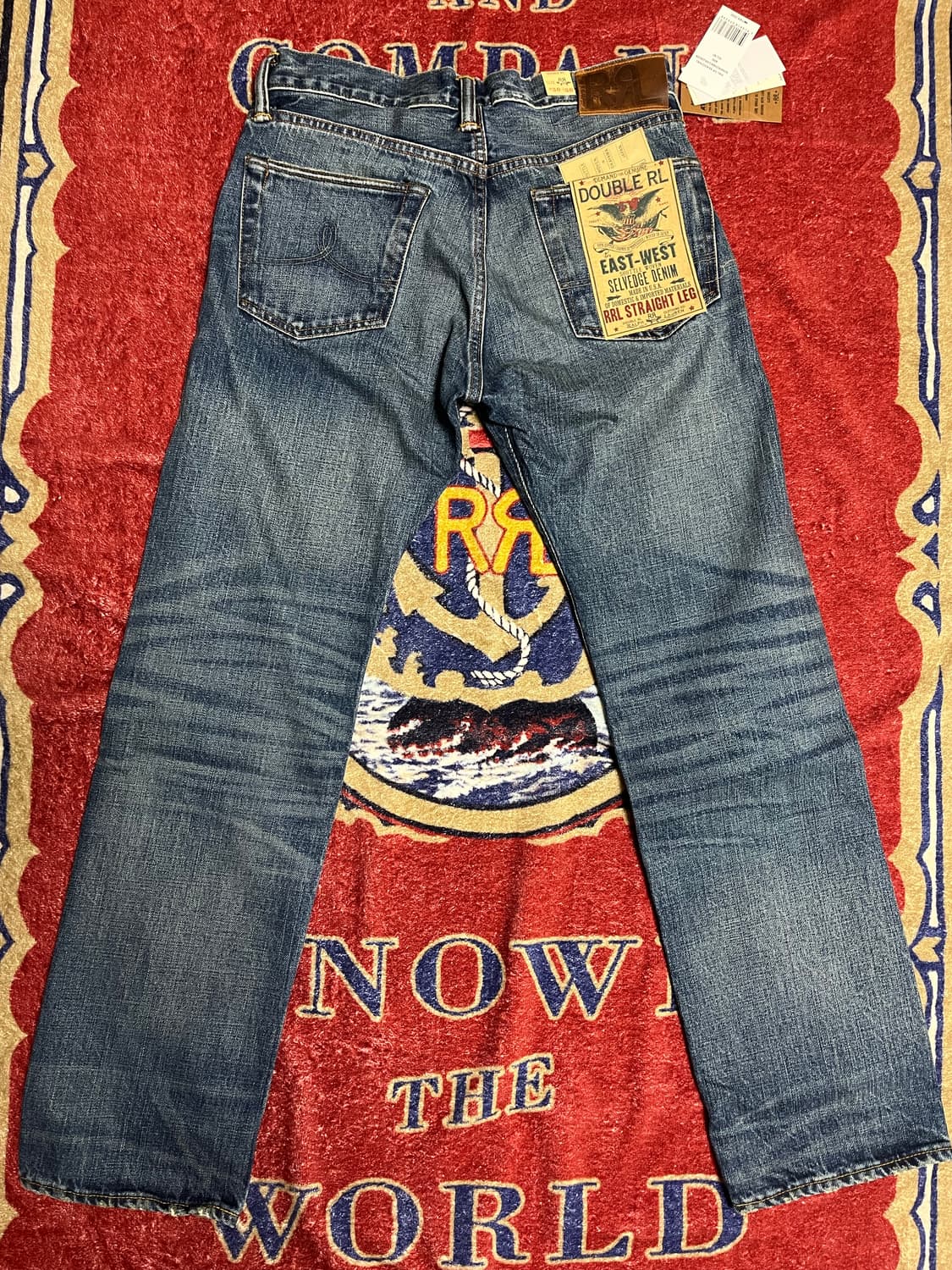 더블알엘 (RRL) 스트레이트핏 힐스뷰 셀비지 진 상품이미지3