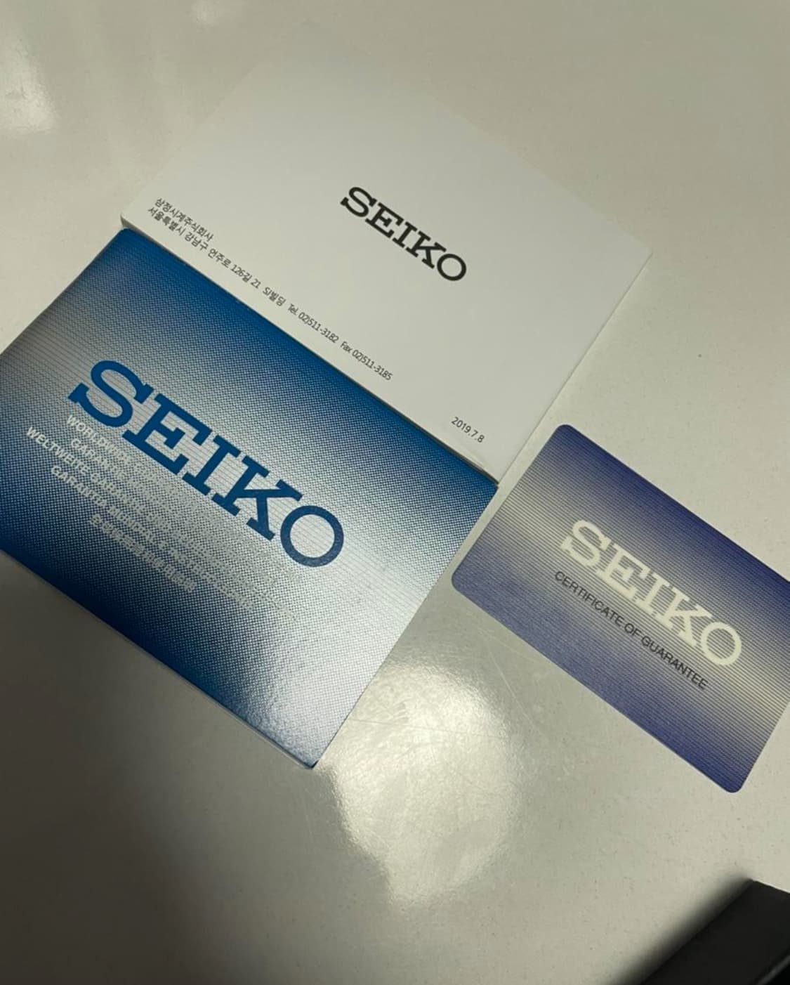 세이코 Seiko 메탈 시계 SNE573P1 풀박스 상품이미지7