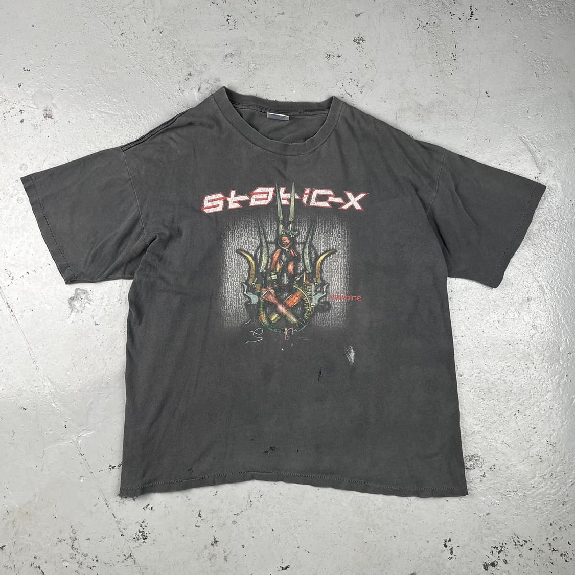 Static-X 머신 앨범 투어 Thrashed 반팔티 상품이미지1