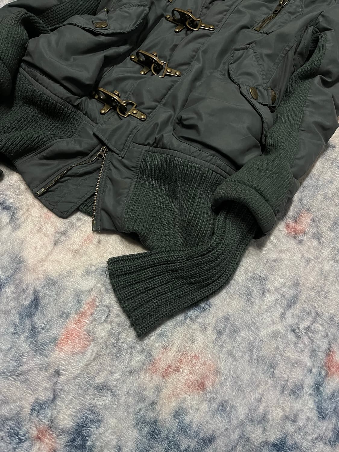 Sly 00s archive trimming fur military ja 상품이미지5