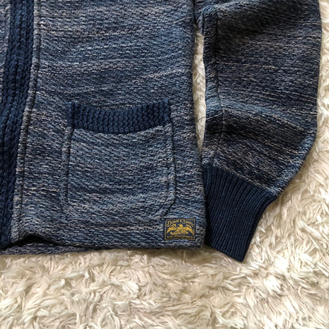 폴로 데님앤서플라이 코위찬 니트 가디건 자켓 상품이미지4