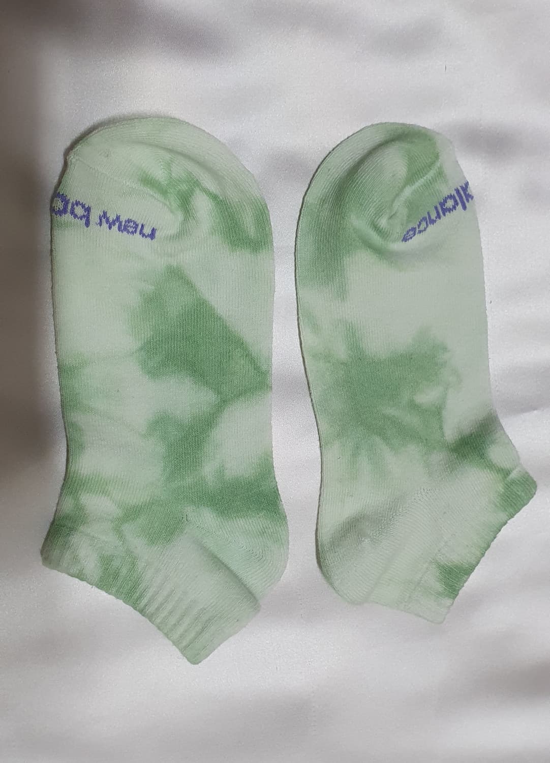 3컬레 가격이예요~ 블루 핑크 그린 뉴발란스 물나염 타이다이  단목 양말 상품이미지9