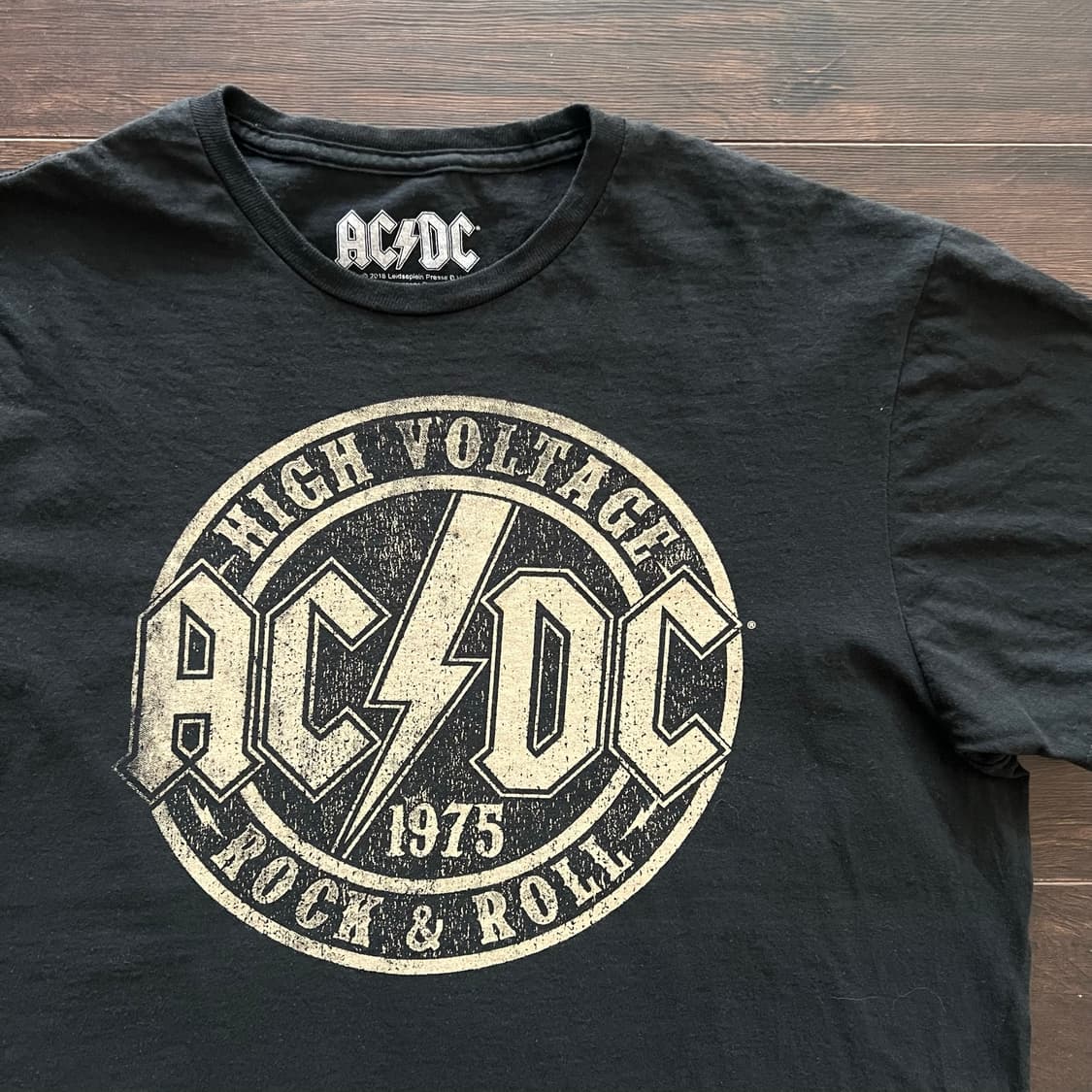 [L] 미국 빈티지 AC/DC 밴드 티셔츠 상품이미지3