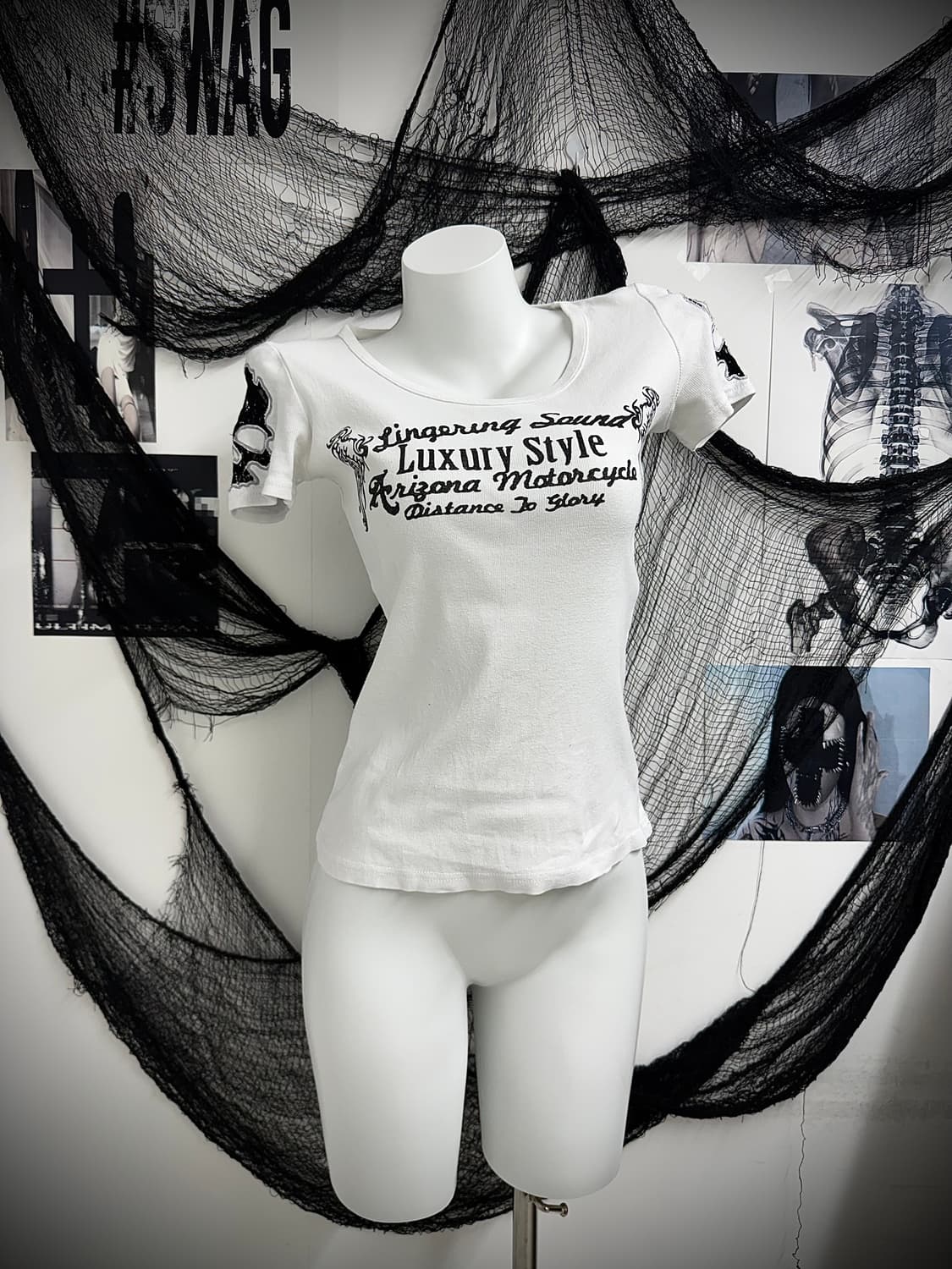M.K.R skull printing halfsleeve 상품이미지3
