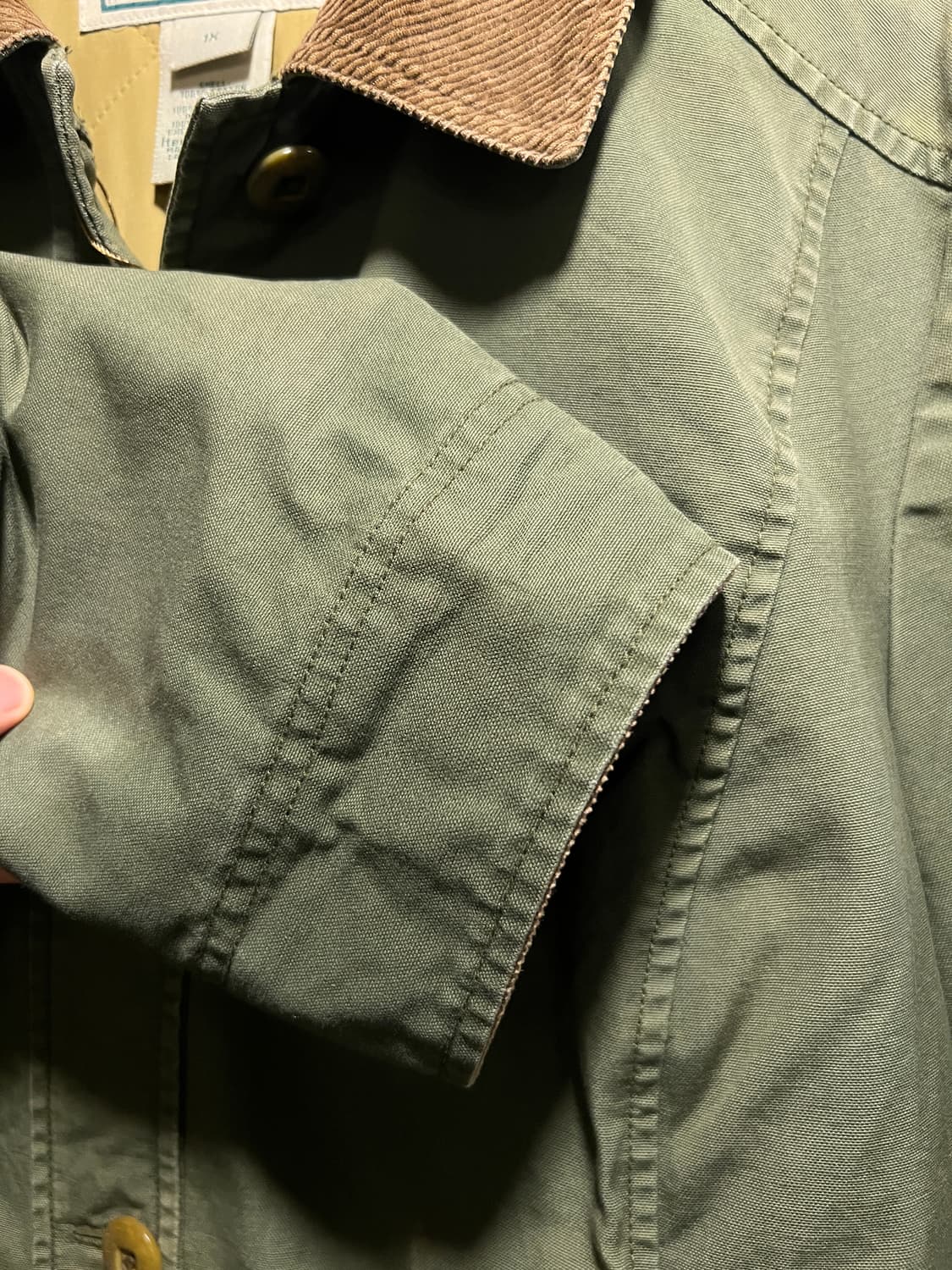 [XL]L.L.Bean 엘엘빈 올리브그린 퀼팅 헌팅 자켓 상품이미지7