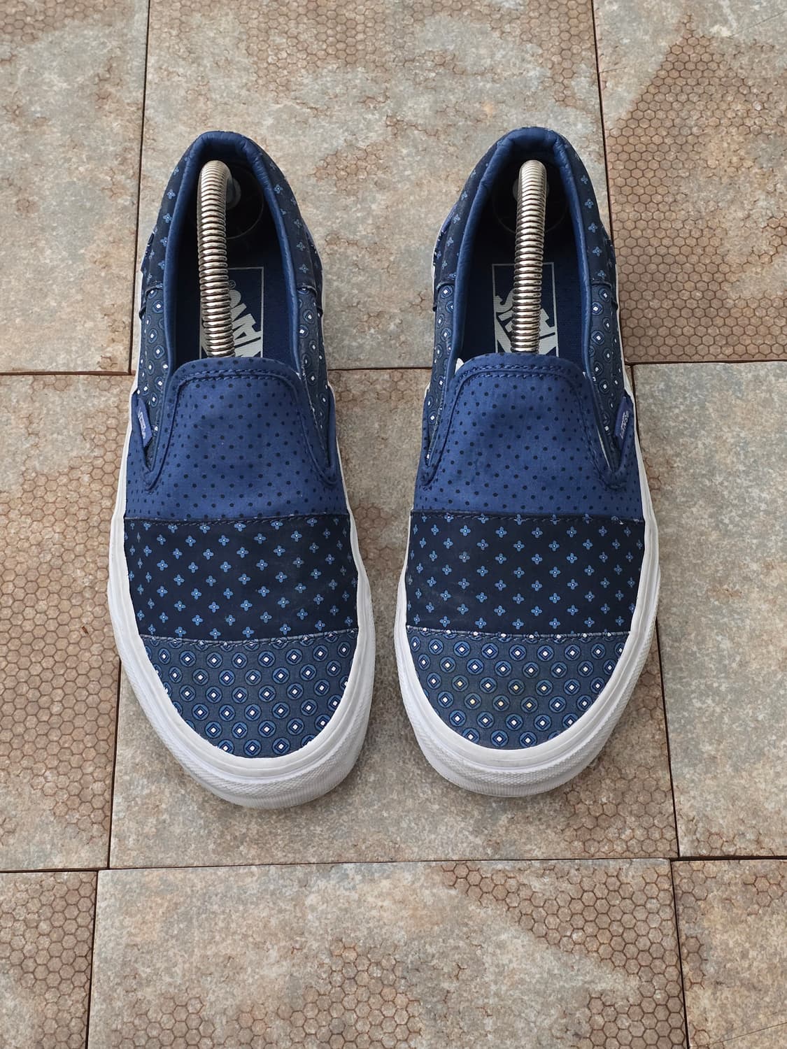 (235)반스 슬립온 타이 프린트 패치워크 상품이미지2