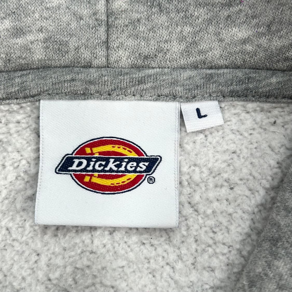 Dickies 디키즈 레더로고 그레이 후드집업 상품이미지5
