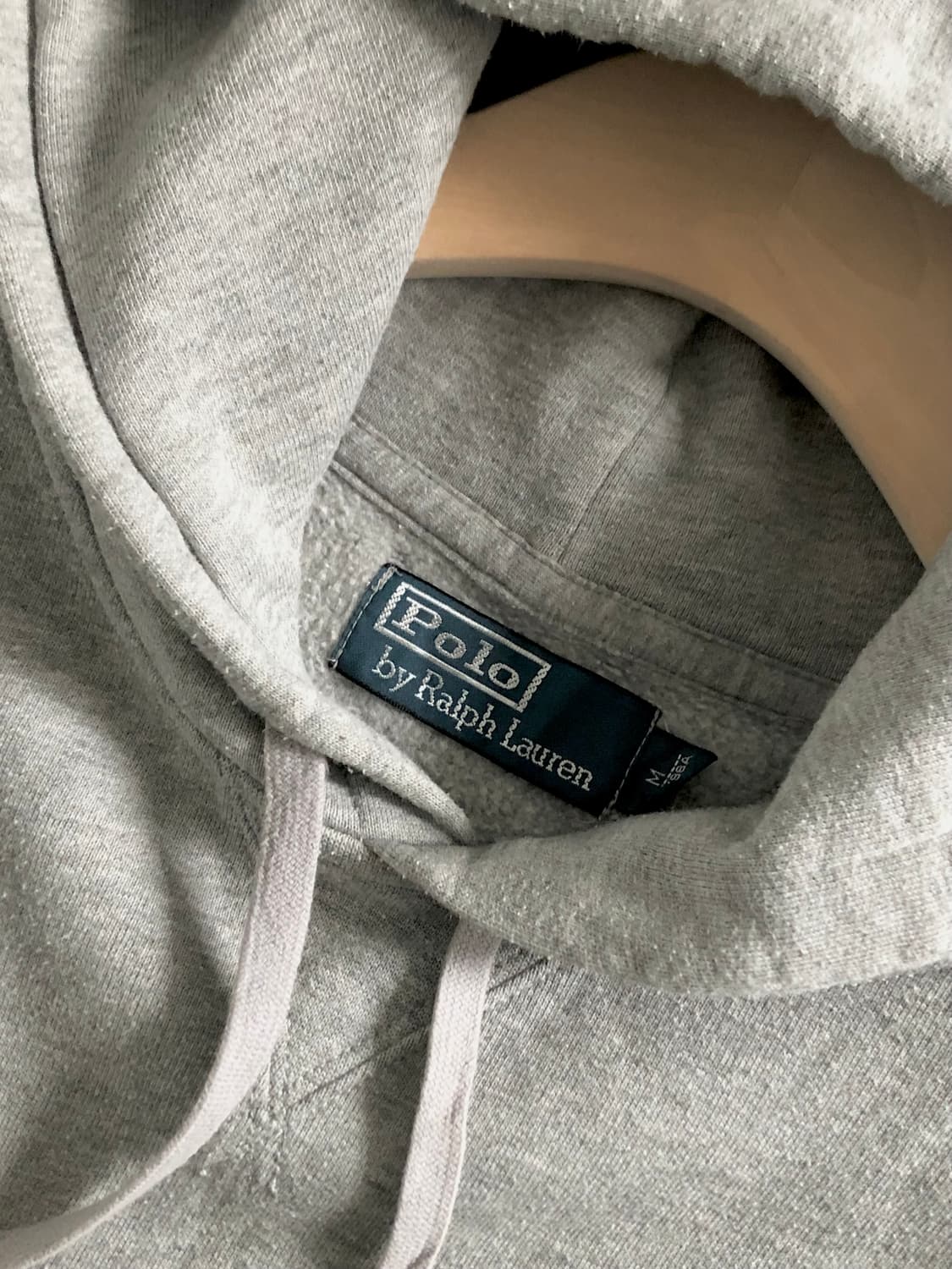 Polo 폴로 랄프로렌 네온 빅포니 그레이 컬러 후드집업 상품이미지5