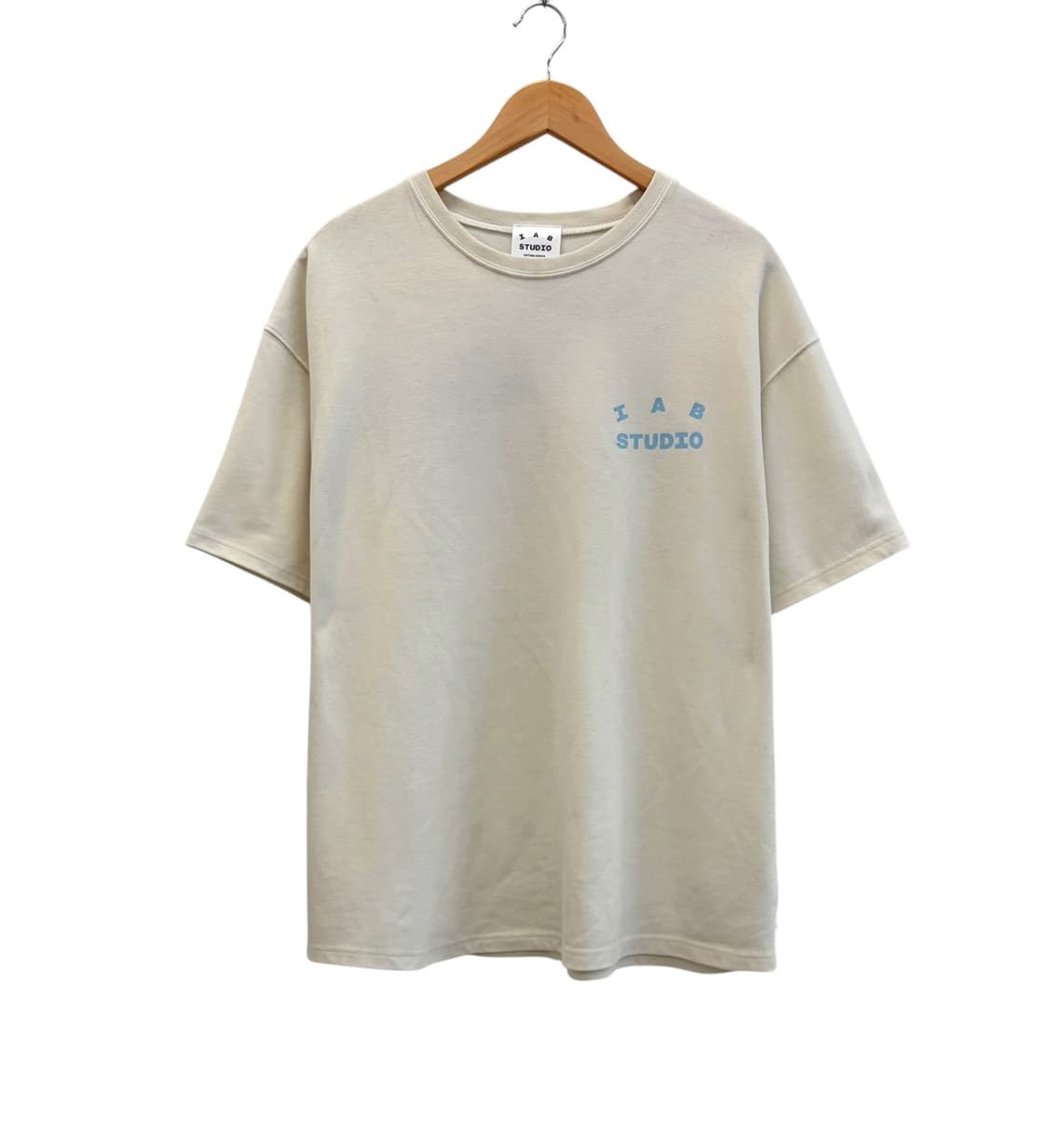 아이앱스튜디오 반팔 티셔츠 아이보리 (2XL) 상품이미지1