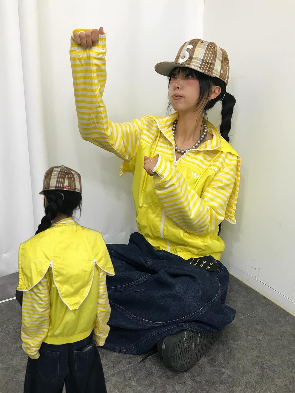 아디다스 오리지널스 스트라이프 바람막이 상품이미지1