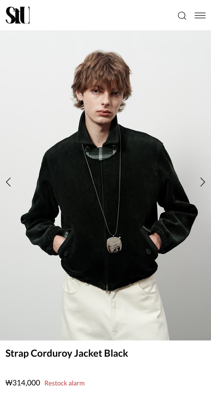 stu 코듀로이 자켓 L 상품이미지4