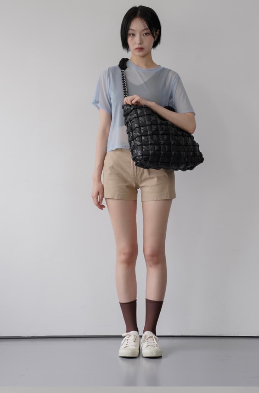 콰니 My Puffy Fluffy Bag 블랙 체인백 상품이미지4