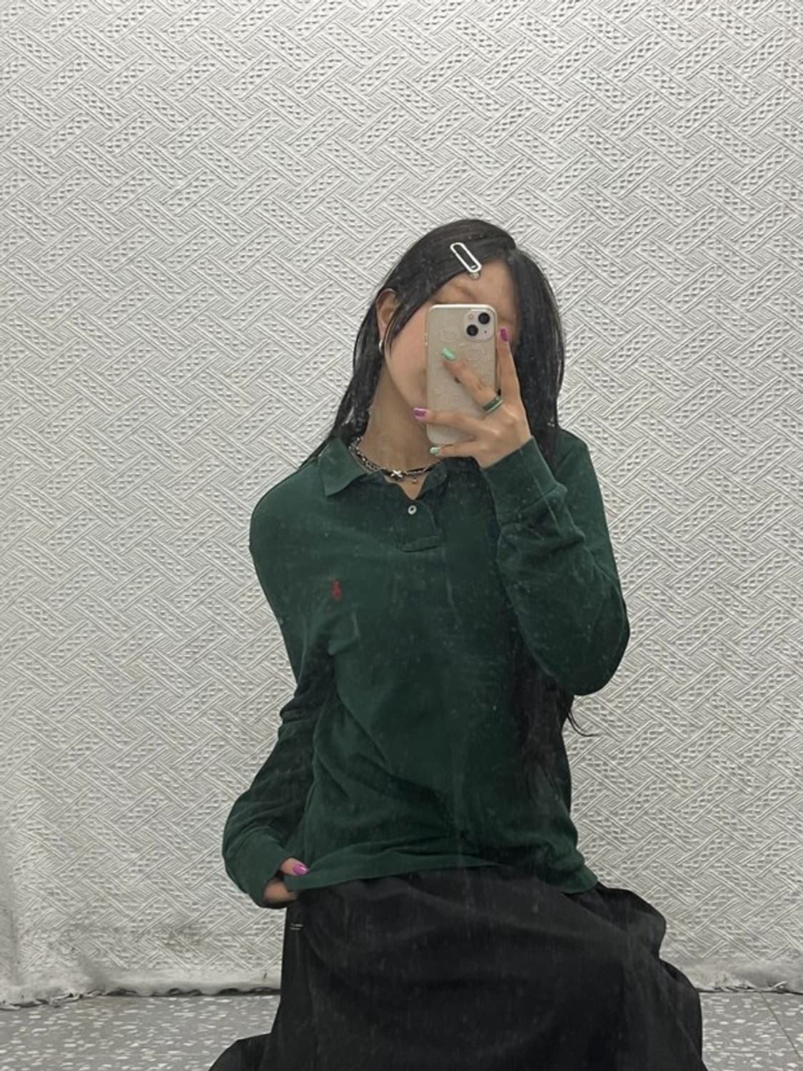 폴로 랄프로렌 미니멀 올리브 카키 홀리데이 카라티 M C06742 상품이미지2