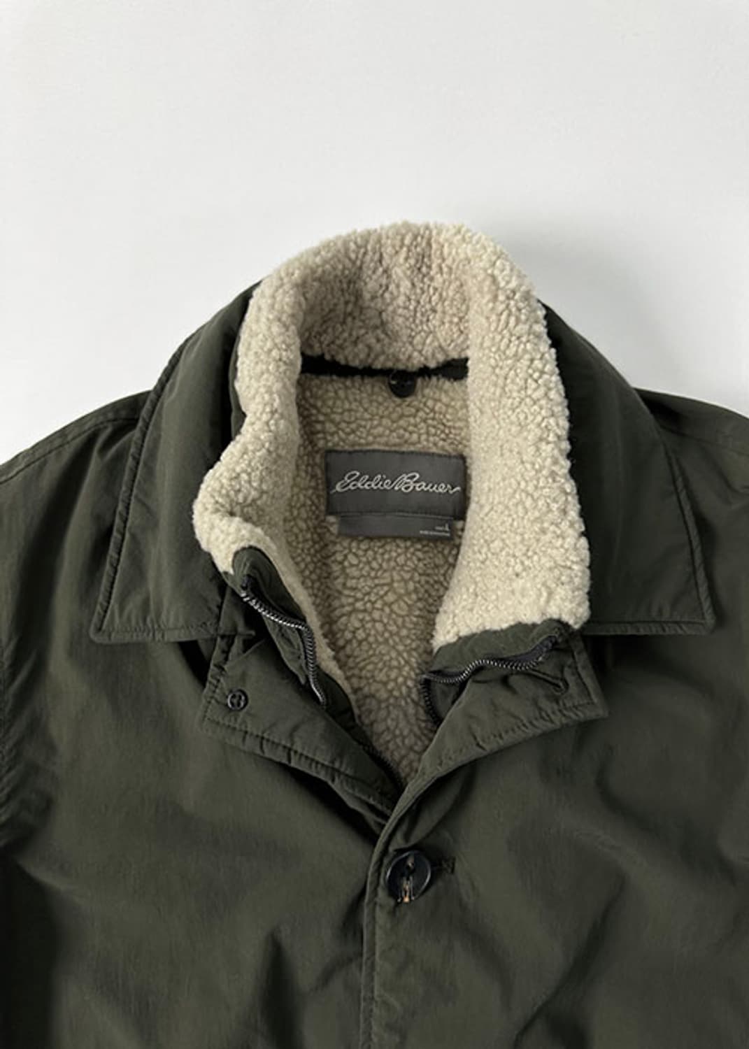 [L] 에디바우어 양털 하프 다운 패딩 상품이미지7