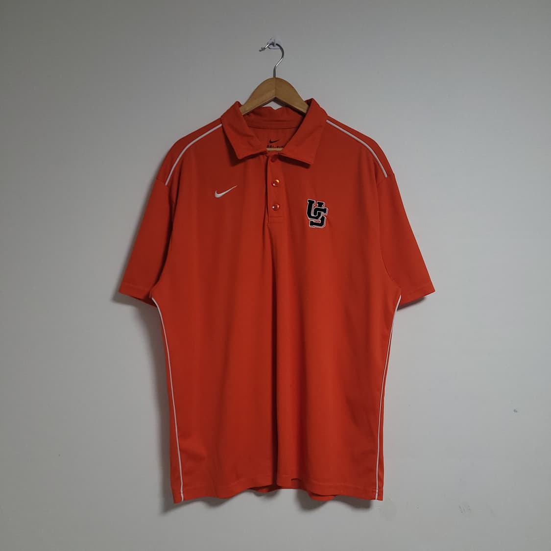 (XL) NIKE 나이키 DRI-FIT 오렌지색 반팔 폴로티 빅사이즈 상품이미지1