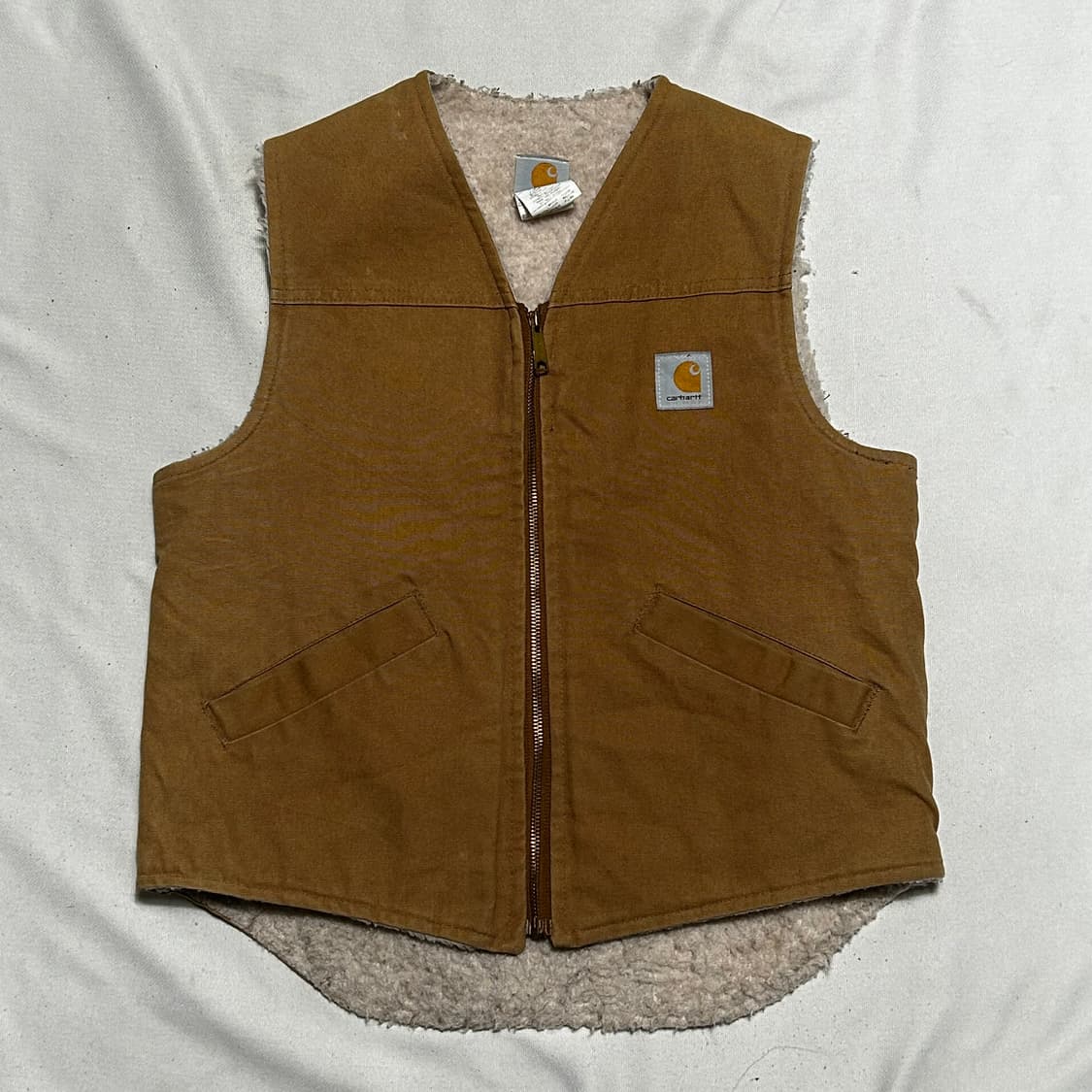 M 칼하트 V03 덕캔버스 쉐르파 베스트 상품이미지2