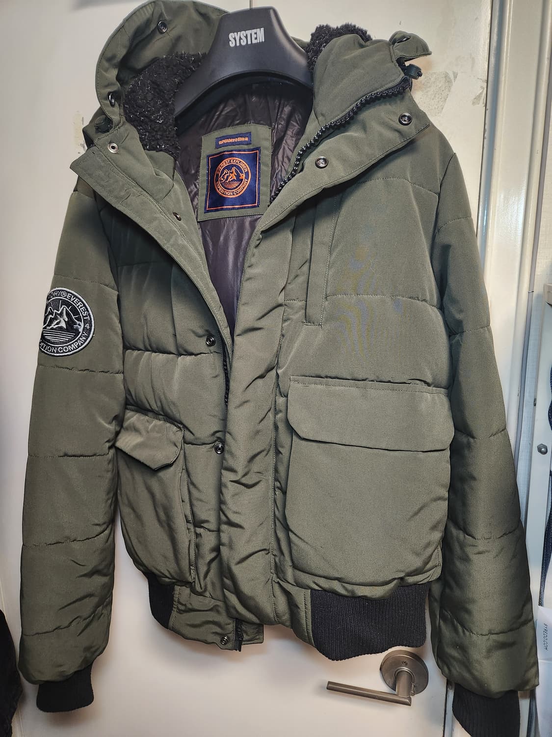 슈퍼드라이 에베레스트 봄버 패딩 자켓 L 상품이미지2