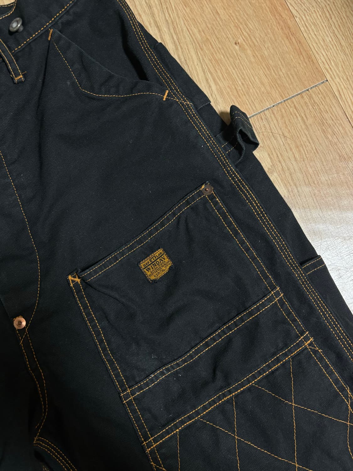 캐피탈 럼버팬츠 블랙 1사이즈 상품이미지2