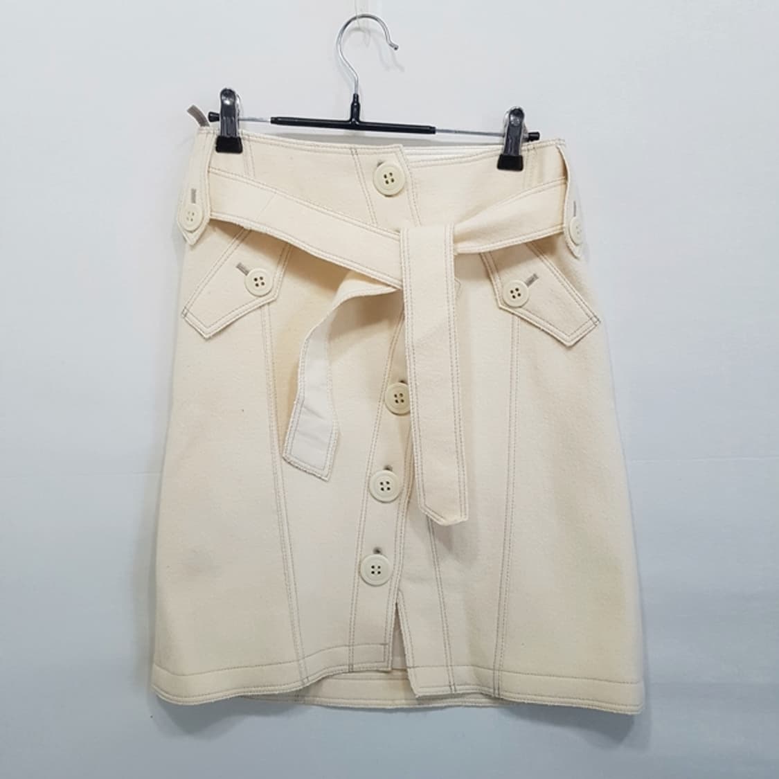 Burberry 버버리 블루라벨 울 스커트 아이보리 상품이미지1