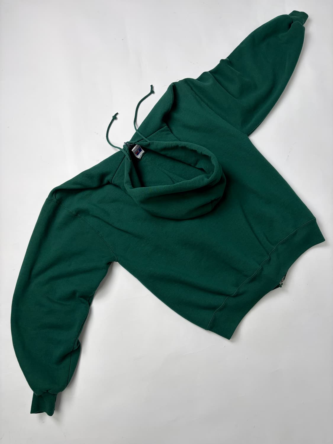 90s Russell Zip Up Hoodie (green) 상품이미지2