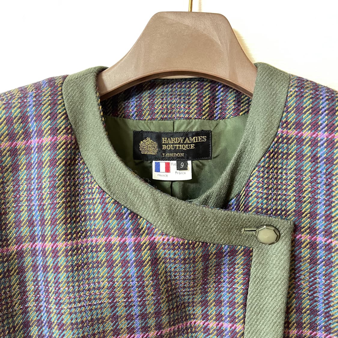 HARDY AMIES 울 100% 자켓 MADE in FRANCE 상품이미지2