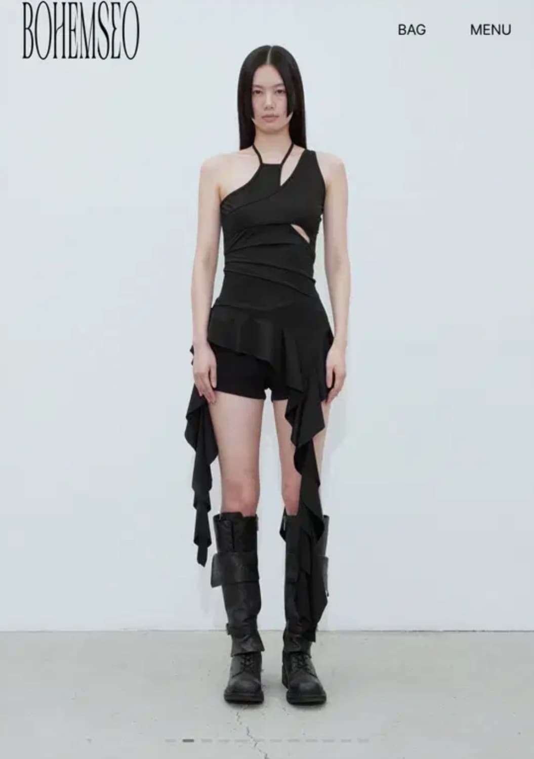 보헤미안서울 ruffle mini dress 상품이미지2