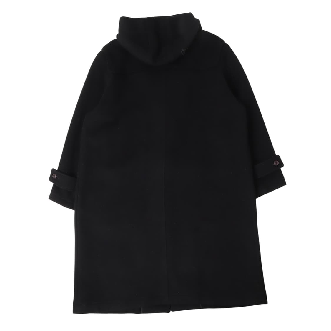 토마스모어 블랙 울 더플 코트 상품이미지5