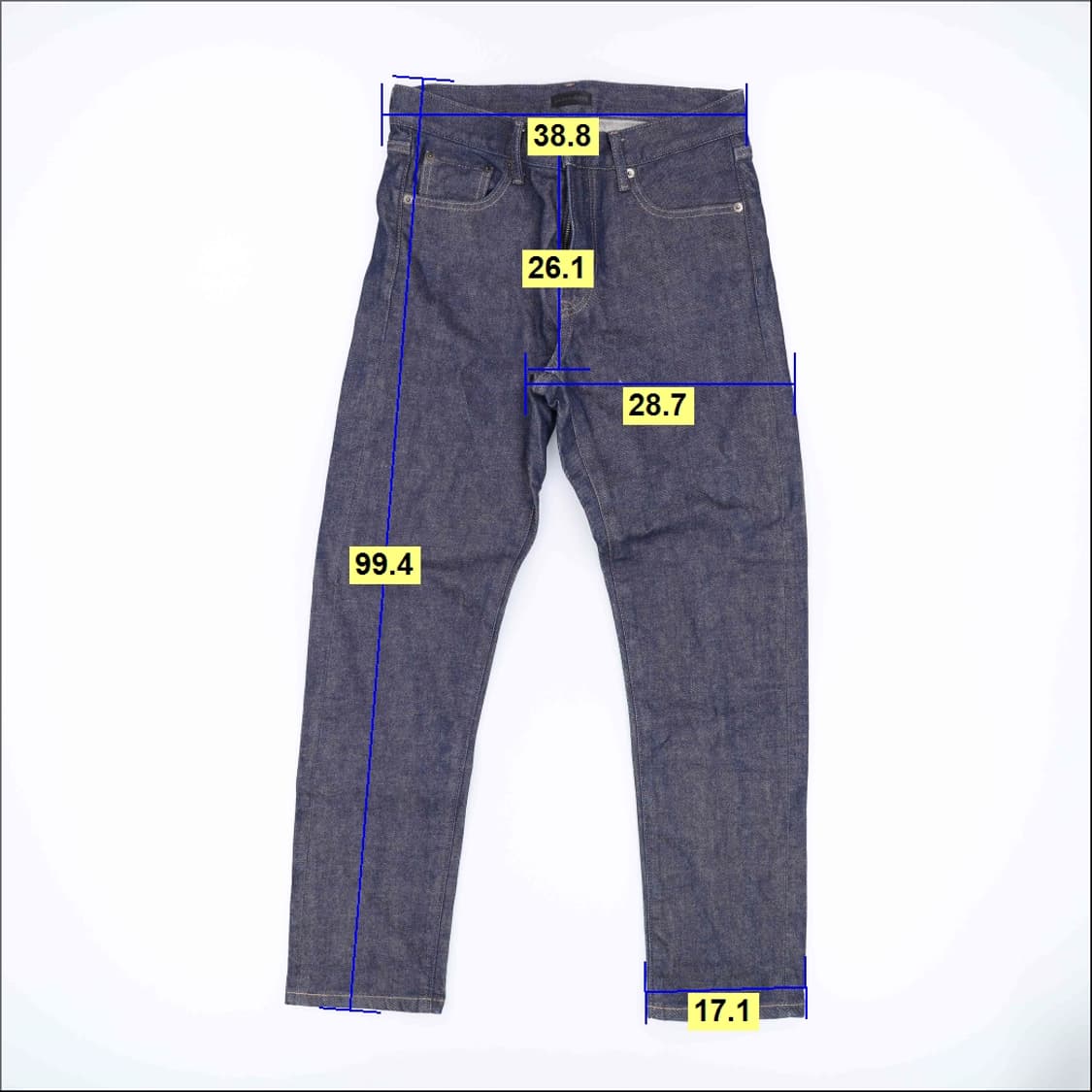 76 유니클로 셀비지 데님팬츠 0415H1 상품이미지6