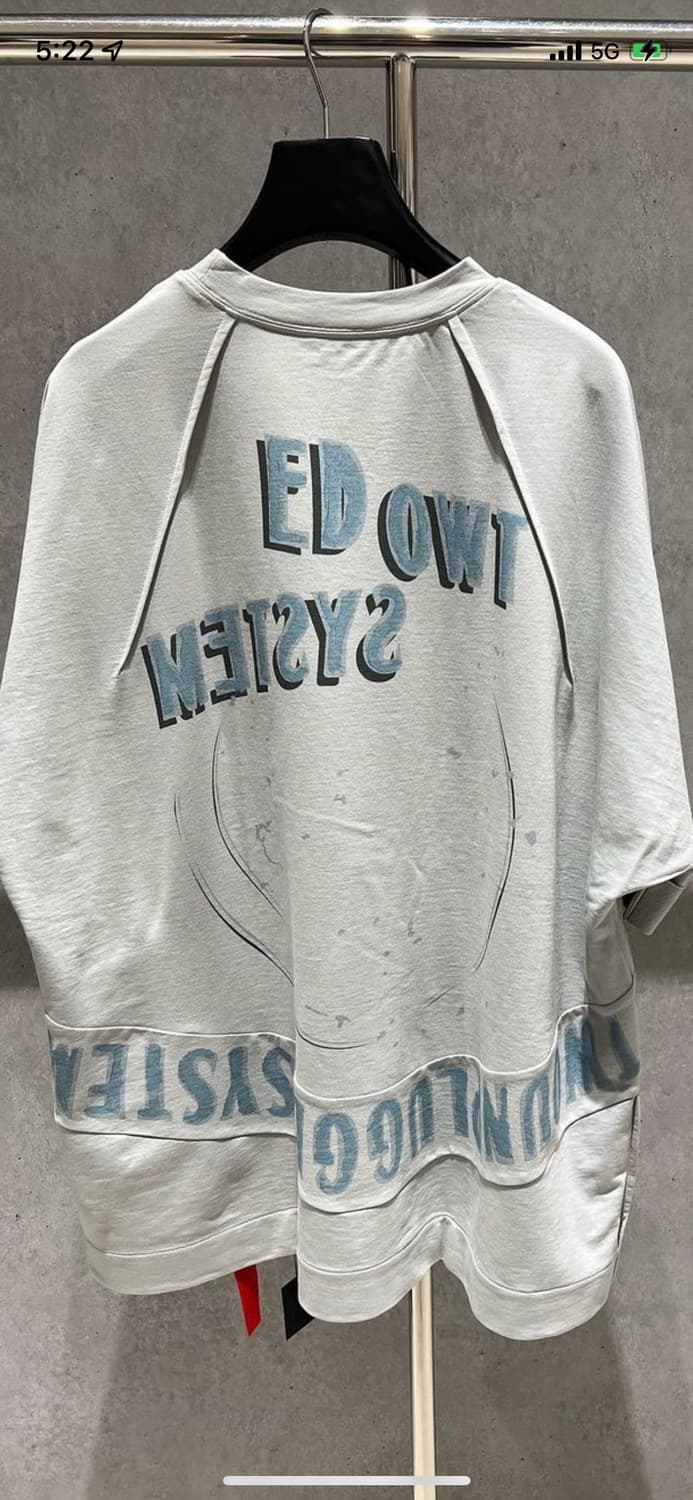 시스템옴므백프린팅반팔티셔츠 상품이미지9