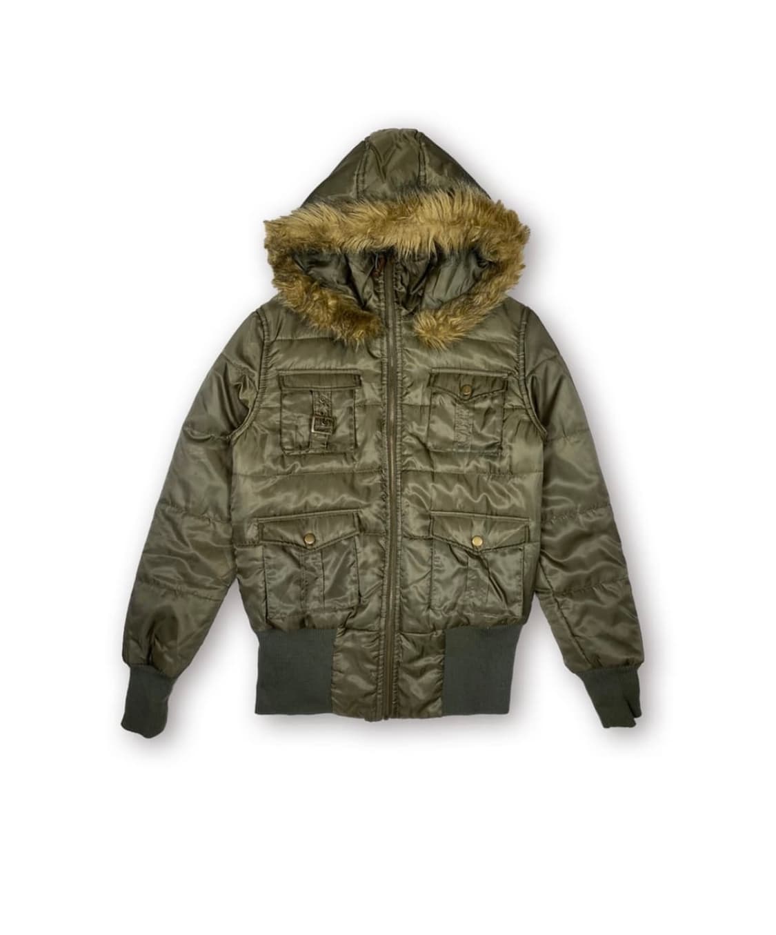 빈티지 y2k 갸루 퍼 패딩 상품이미지1