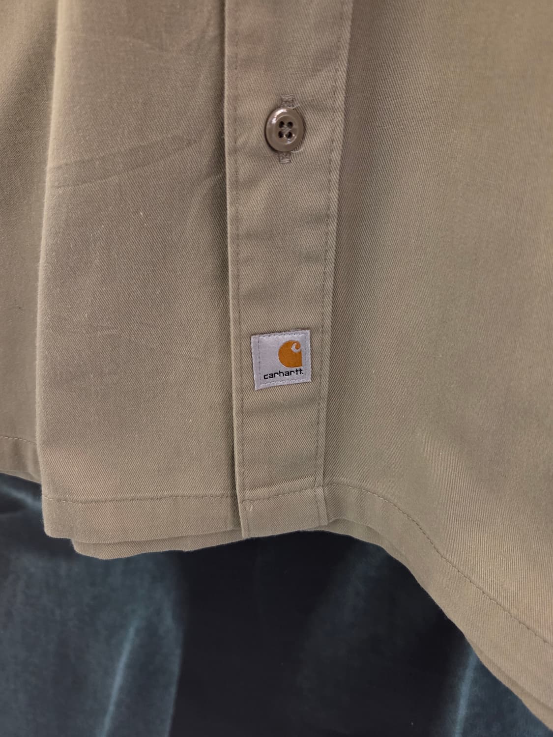 CARHARTT 칼하트 베이지 반팔셔츠 상품이미지3