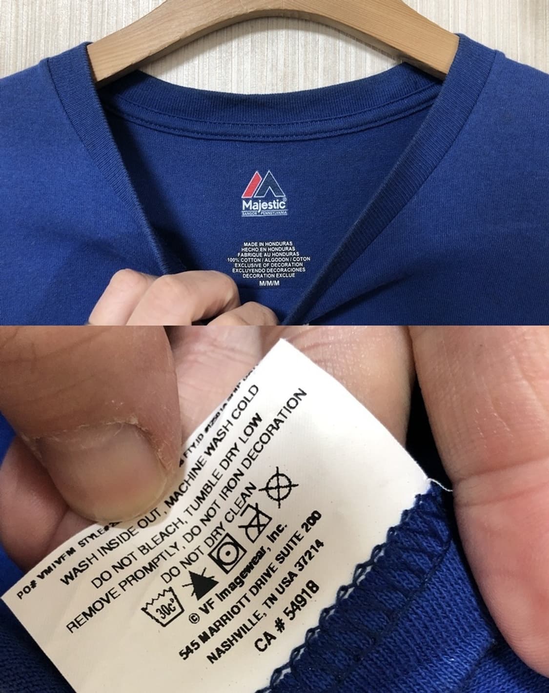 MLB 마제스틱 LA다져스 플레이어티셔츠 M #99 류현진 상품이미지5