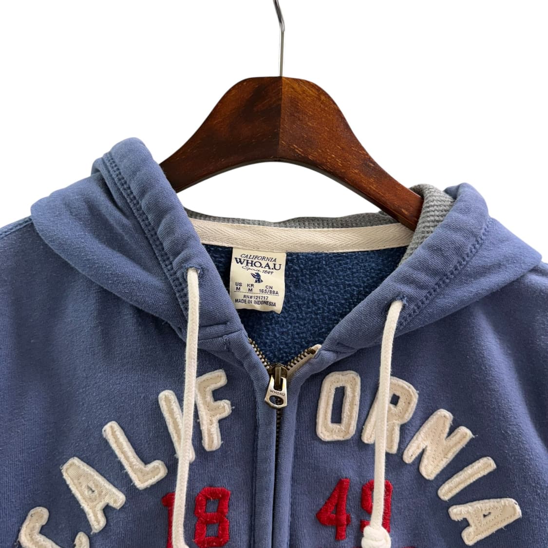 [M] 후아유 블루 후드집업 상품이미지5