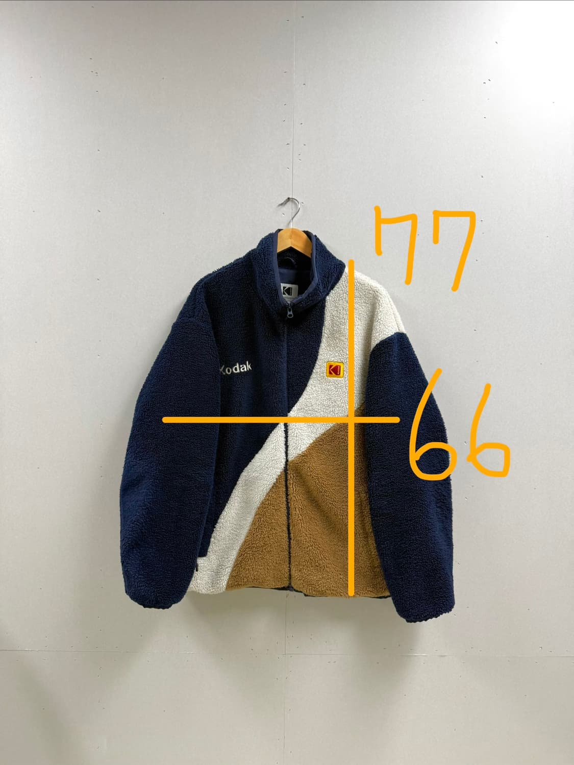 남성 110 XXL / 코닥 컬러크롬 뽀글이 후리스 자켓 상품이미지2