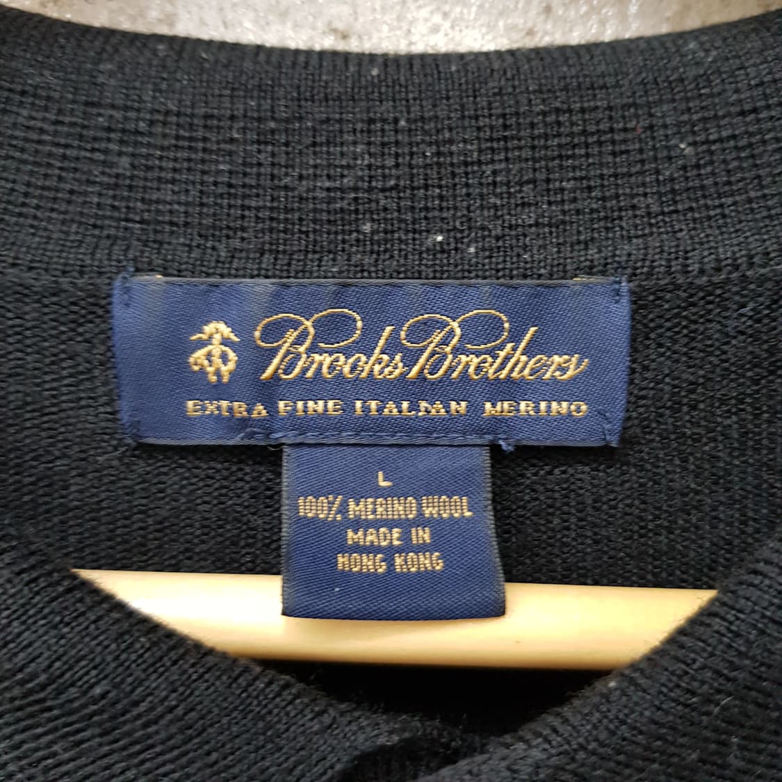 브룩스브라더스 울 니트 PK 긴팔 L사이즈  상품이미지3