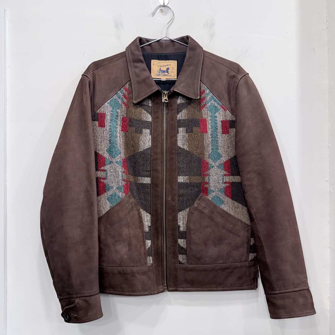 제도 홀스 하이드 니바오 패턴 라이더자켓 상품이미지1