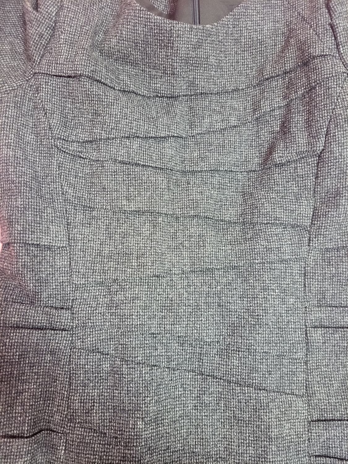 급처상태좋음!나이스클랍 어깨볼륨 자카드모직정장원피스 레니본st오즈세컨st 상품이미지4