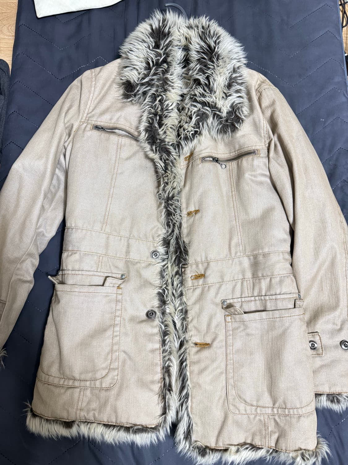 빈티지 fur jacket  상품이미지1