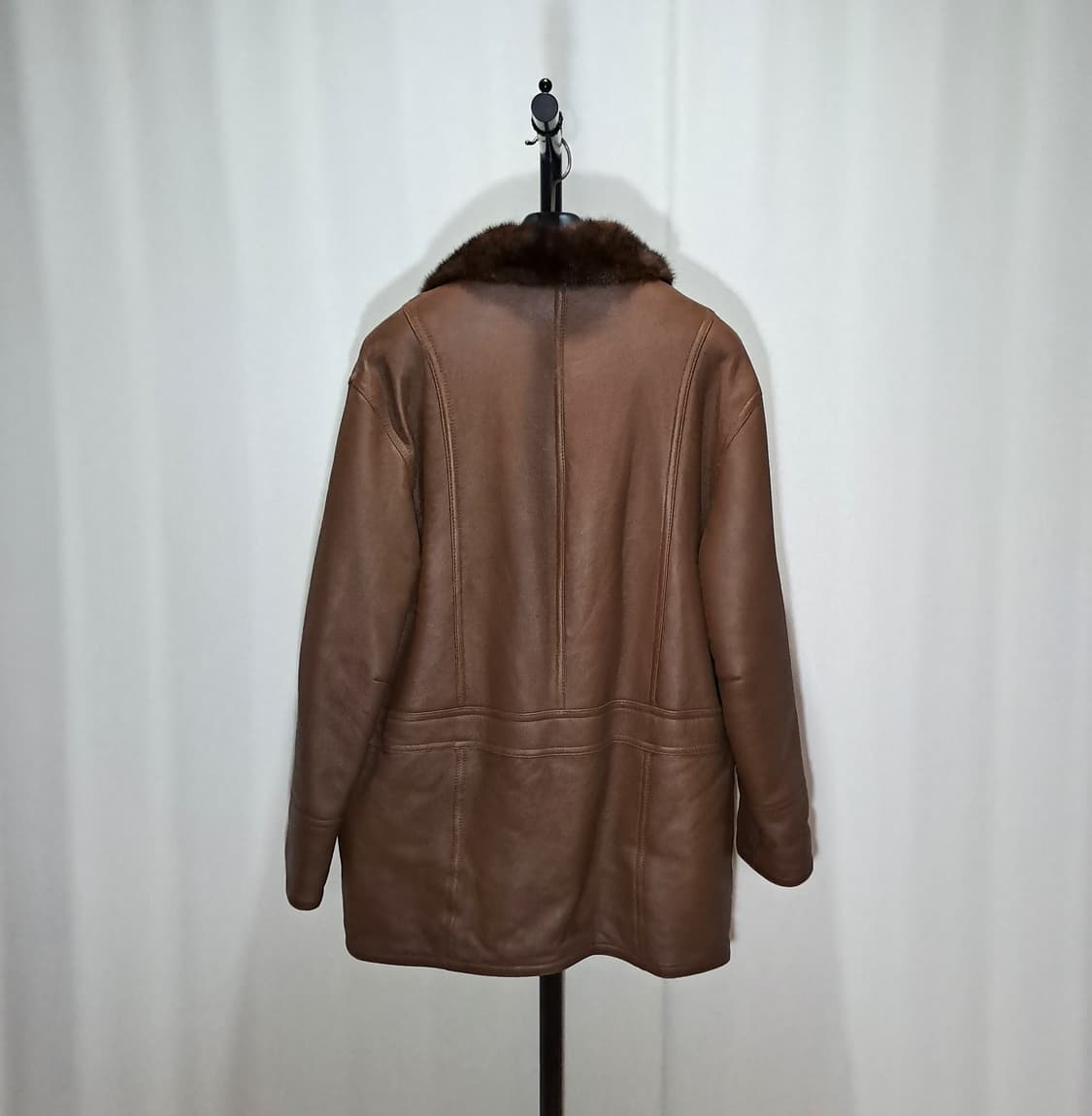 (택포) SORDOPA 밍크카라 양가죽 양털 무스탕 105 B358 상품이미지4