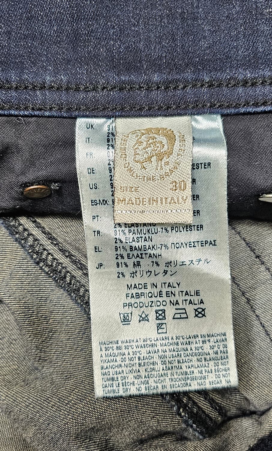 디젤 TEPPHAR 슬림핏 청바지 상품이미지7