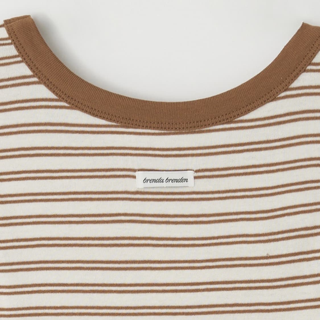 브렌다브렌든서울 ringer sleeveless - brown 상품이미지5