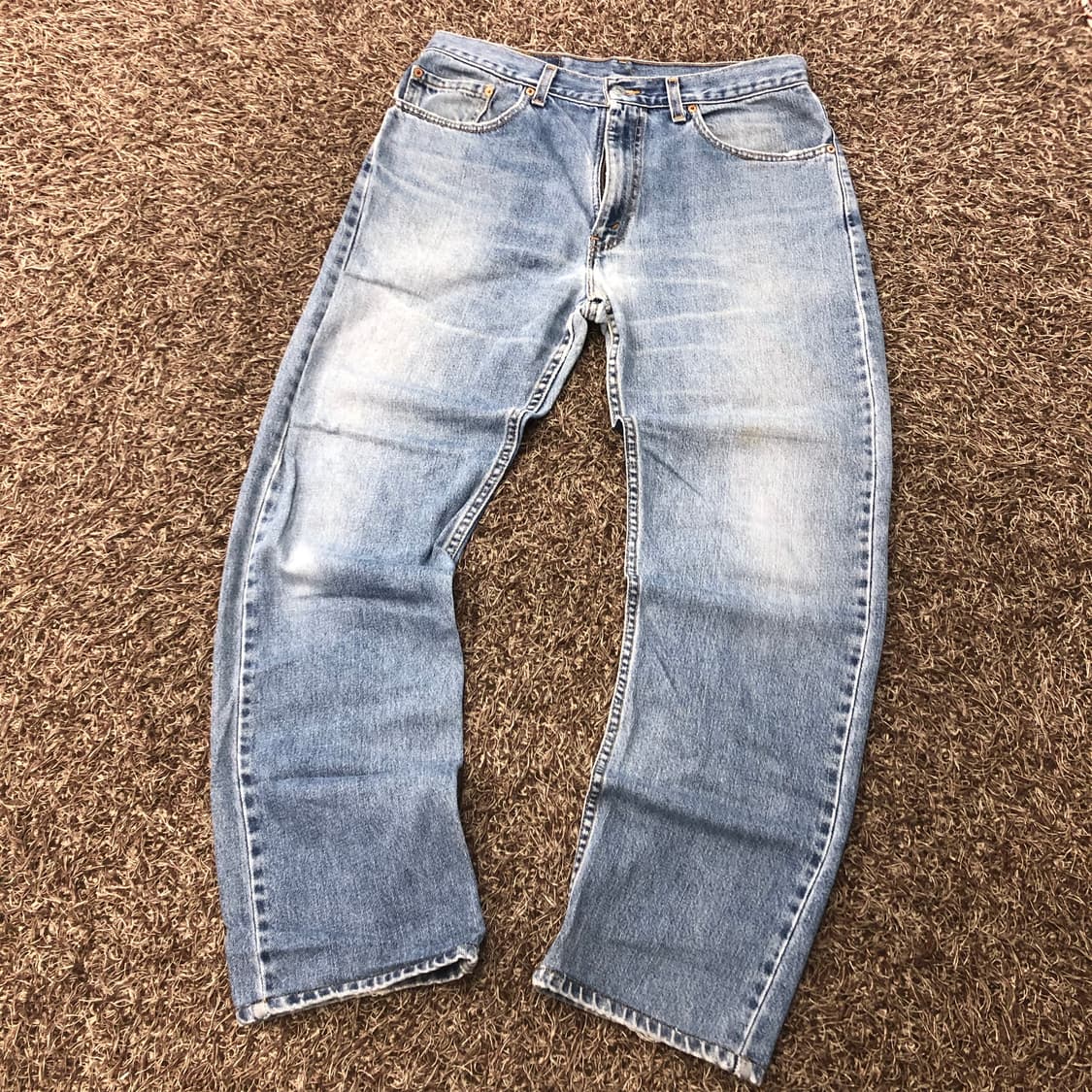 리바이스 505 USA 워싱 데님 팬츠 상품이미지2