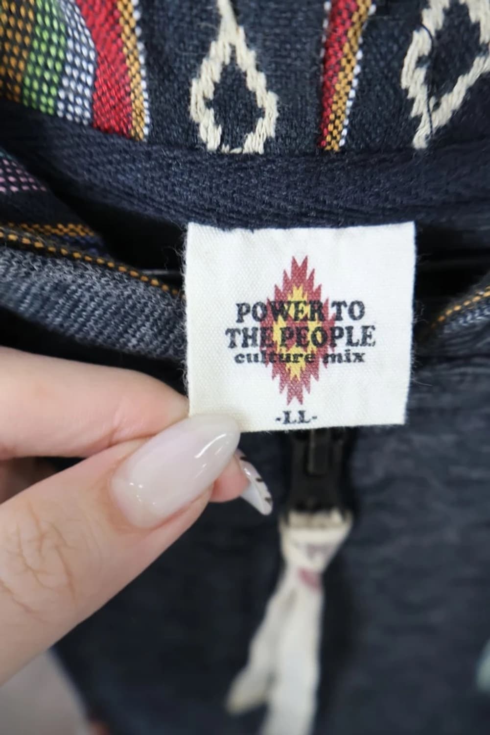 Power To The People Ethnic Zip Hoodie 상품이미지8