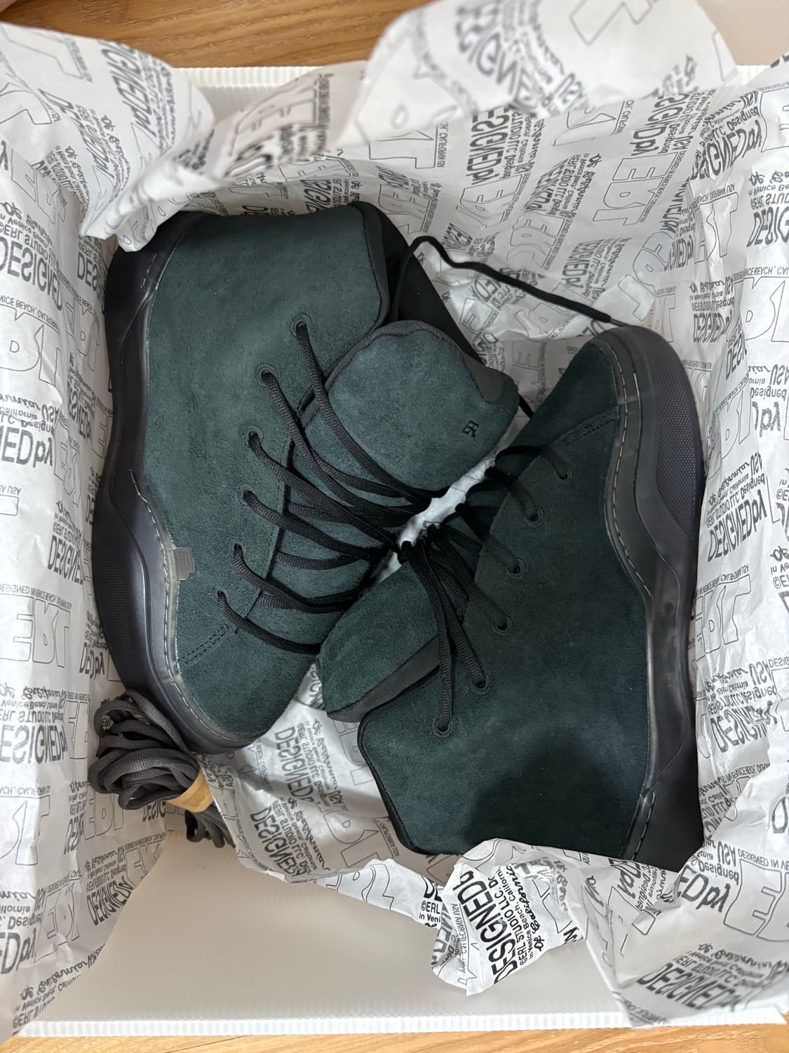 erl suede mid vamp priate black us10 상품이미지2